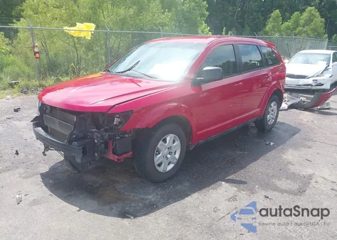 2012 Dodge Journey Se/Avp z USA, uszkodzony, nr VIN 3C4PDCAB6CT377170